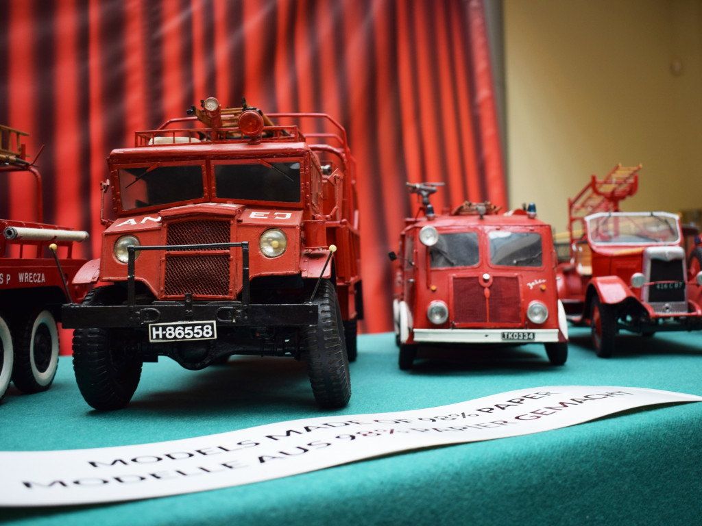 Wystawa strażackich modeli w kramnicach [GALERIA ZDJĘĆ]