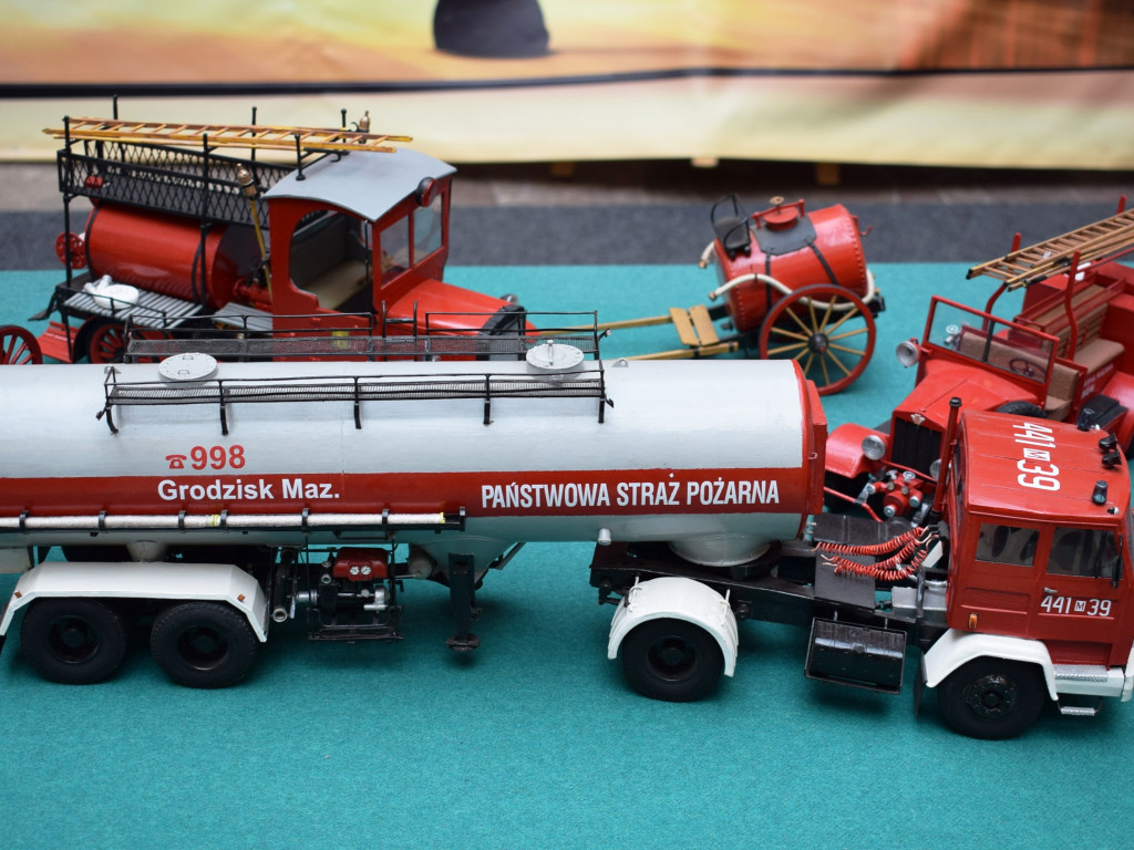 Wystawa strażackich modeli w kramnicach [GALERIA ZDJĘĆ]