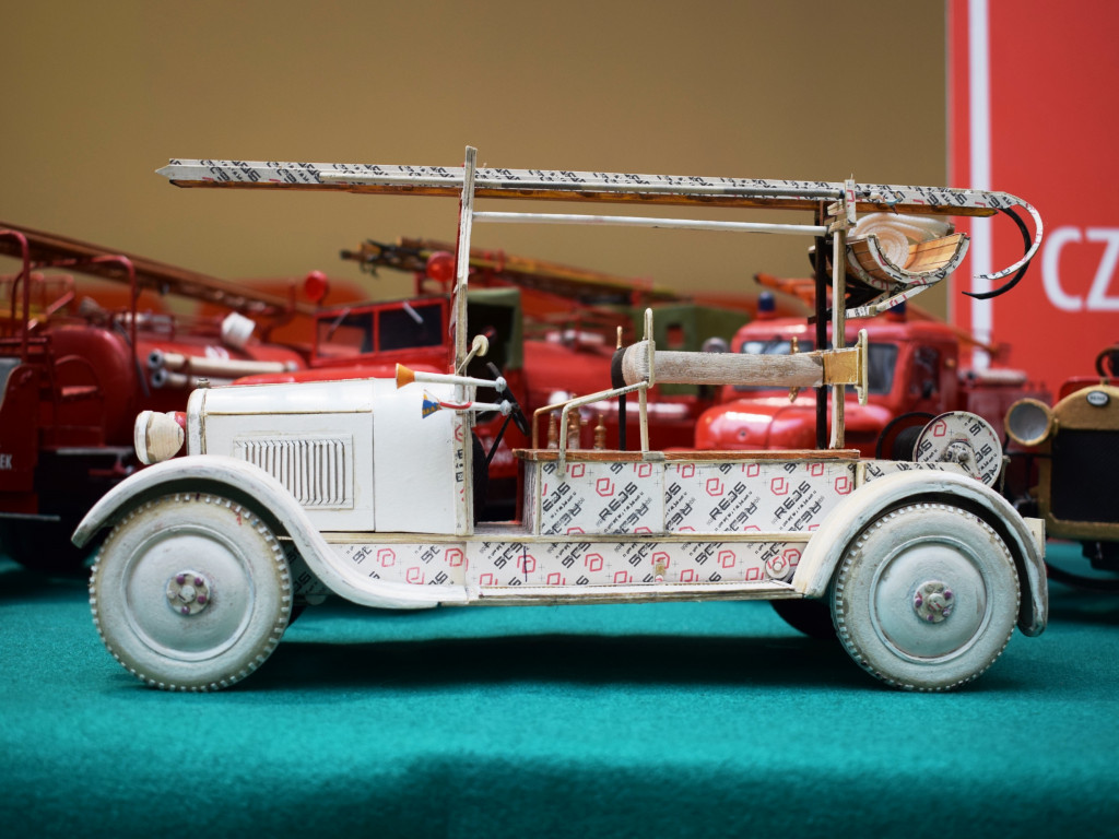 Wystawa strażackich modeli w kramnicach [GALERIA ZDJĘĆ]
