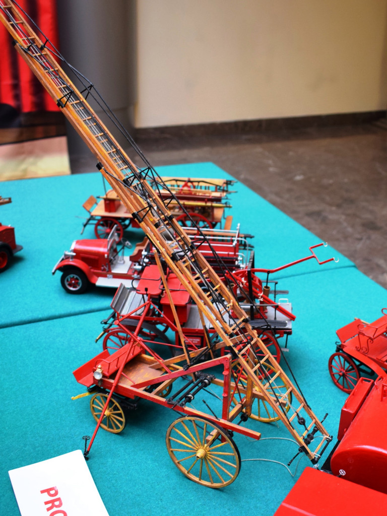 Wystawa strażackich modeli w kramnicach [GALERIA ZDJĘĆ]