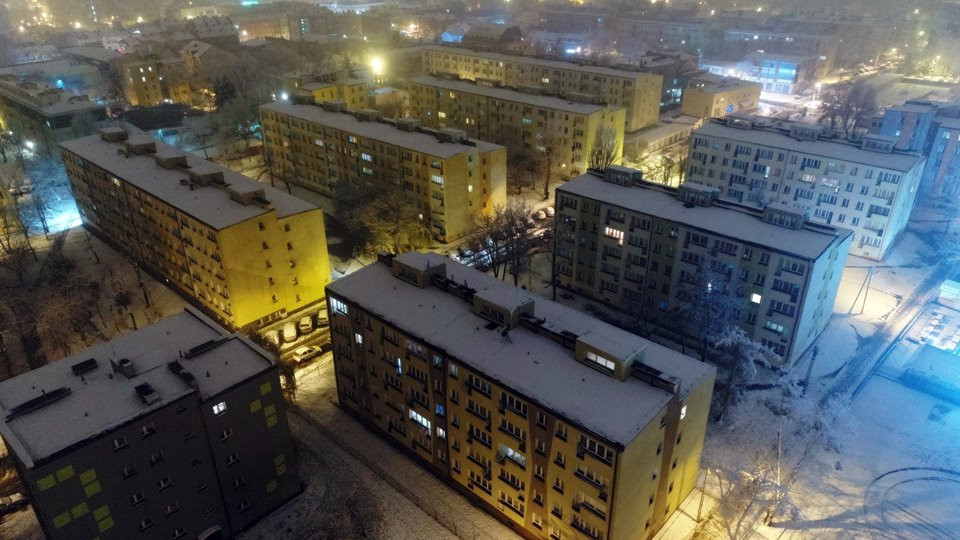 Pierwszy śnieg w Sochaczewie [ZDJĘCIA]