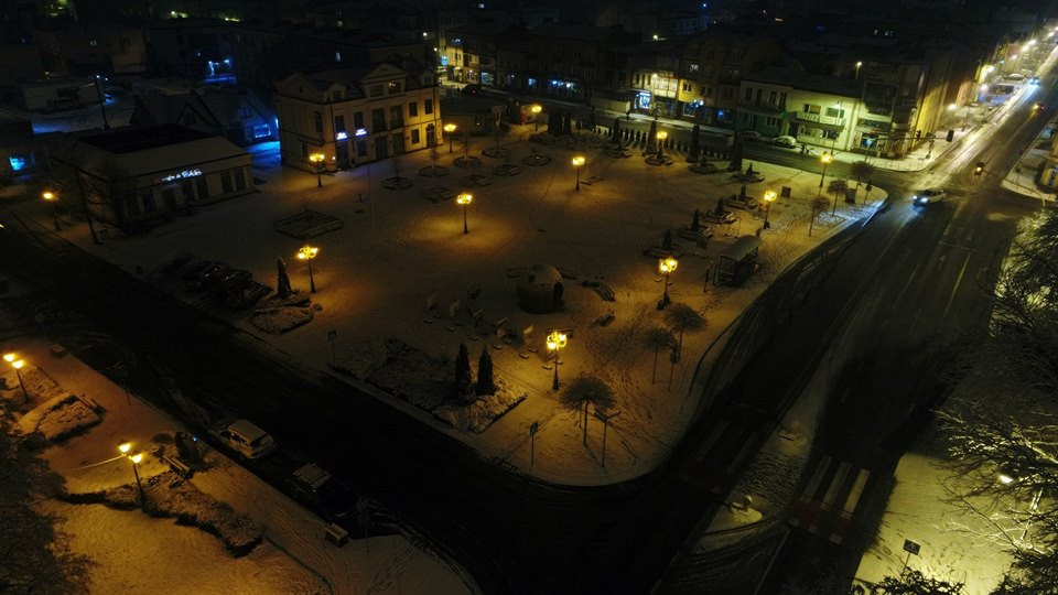 Pierwszy śnieg w Sochaczewie [ZDJĘCIA]