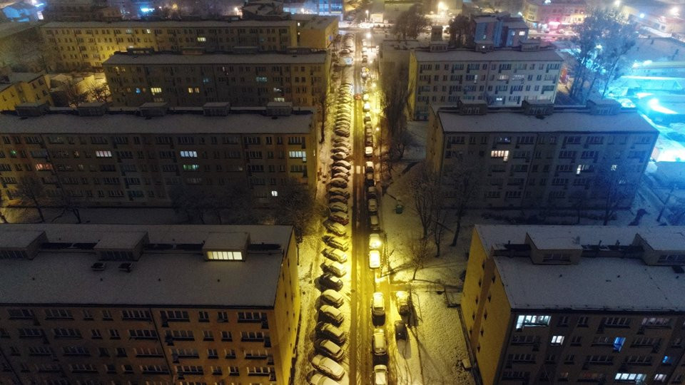 Pierwszy śnieg w Sochaczewie [ZDJĘCIA]