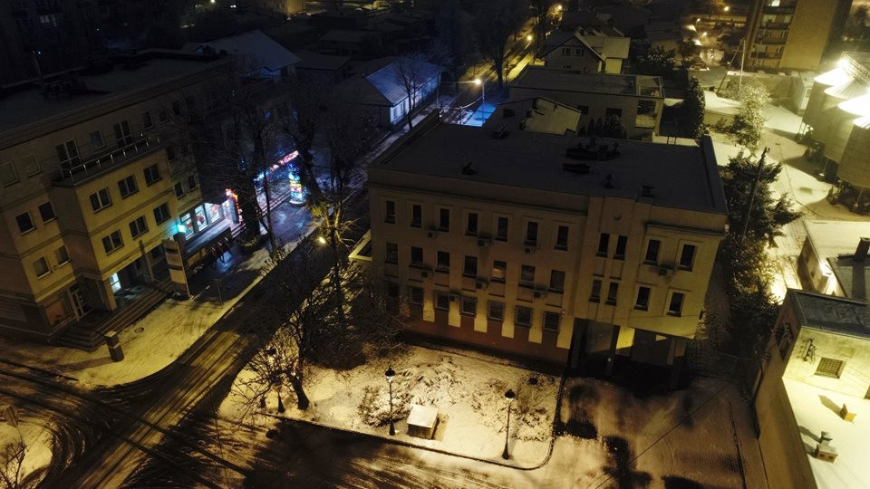 Pierwszy śnieg w Sochaczewie [ZDJĘCIA]