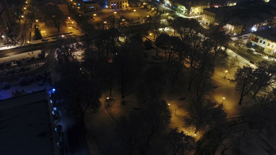 Pierwszy śnieg w Sochaczewie [ZDJĘCIA]