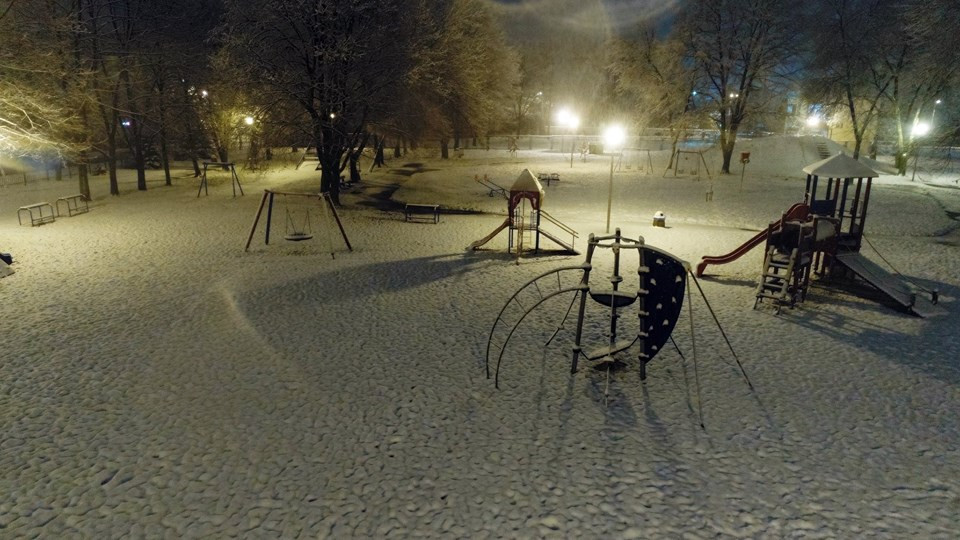 Pierwszy śnieg w Sochaczewie [ZDJĘCIA]