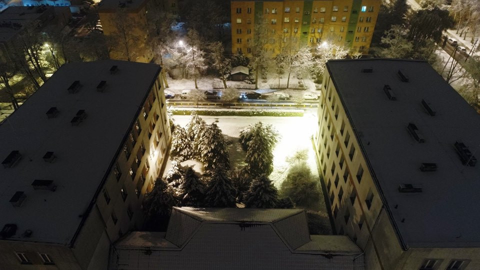 Pierwszy śnieg w Sochaczewie [ZDJĘCIA]