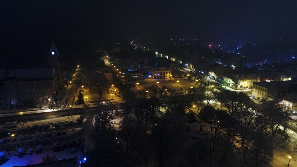 Pierwszy śnieg w Sochaczewie [ZDJĘCIA]