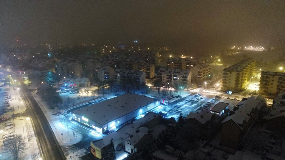 Pierwszy śnieg w Sochaczewie [ZDJĘCIA]
