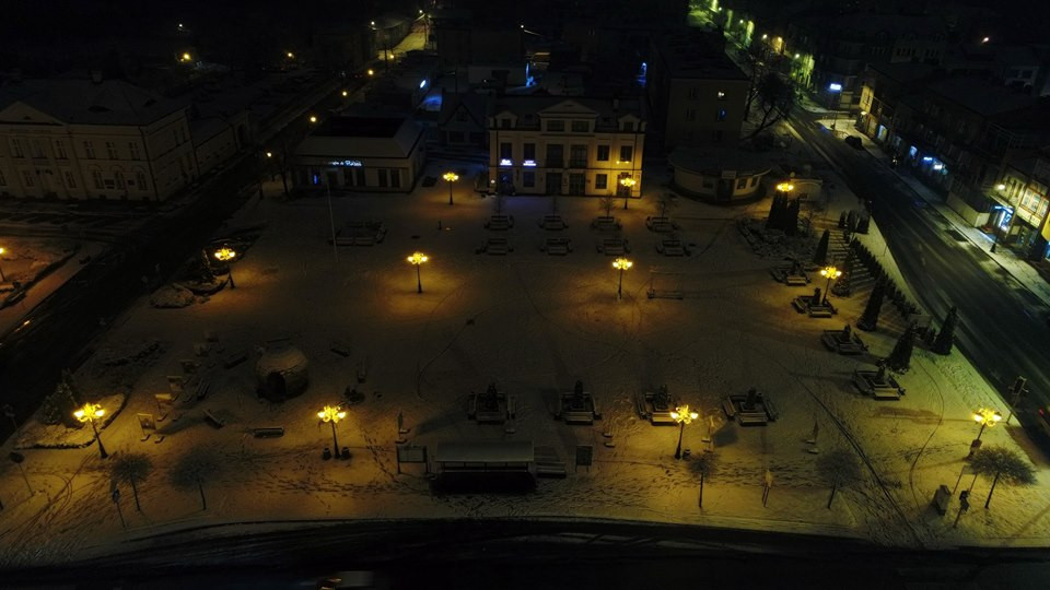 Pierwszy śnieg w Sochaczewie [ZDJĘCIA]