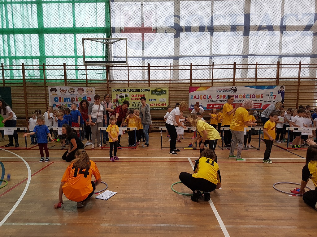 Zimowe zmagania przedszkolaków