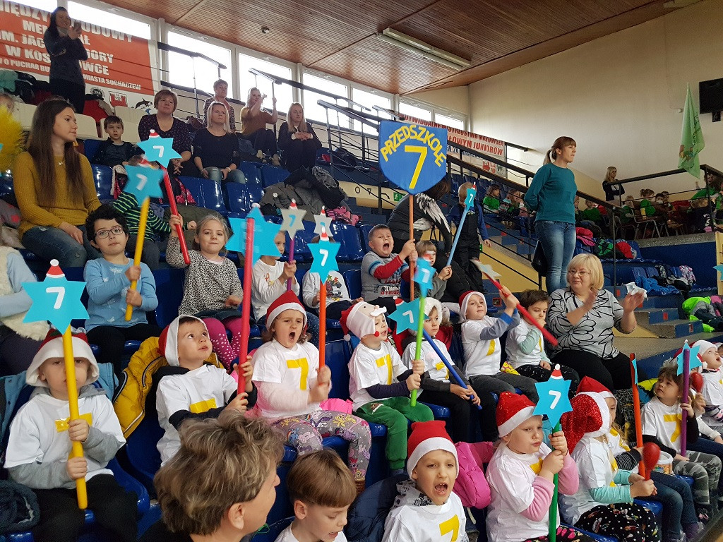 Zimowe zmagania przedszkolaków