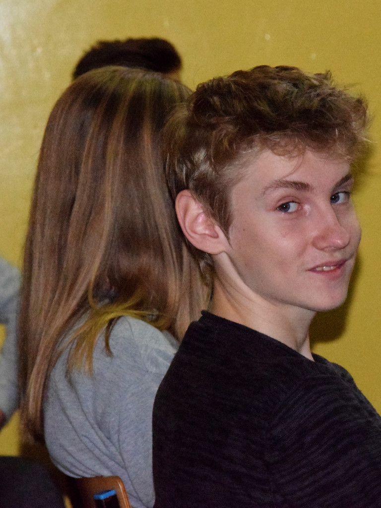 Sędzia piłkarski Szymon Marciniak odwiedził SP nr 7