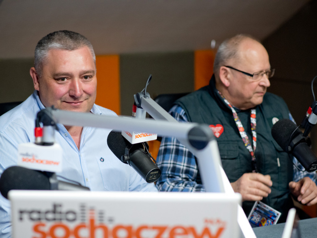 Goście studia Wielkiej Orkiestry Świątecznej Pomocy