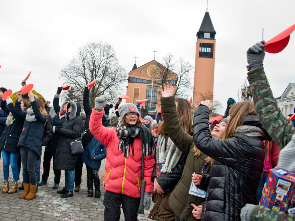 Sochaczewskie Serce na Placu Kościuszki