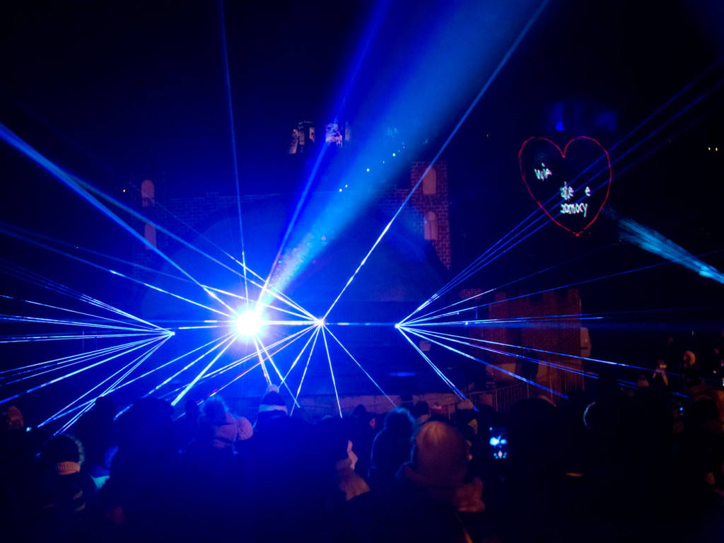 Laserowe światełko do nieba na finał 26. finału
