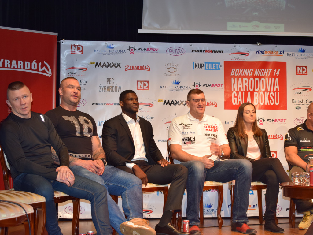 Bokserska konferencja w Żyrardowie