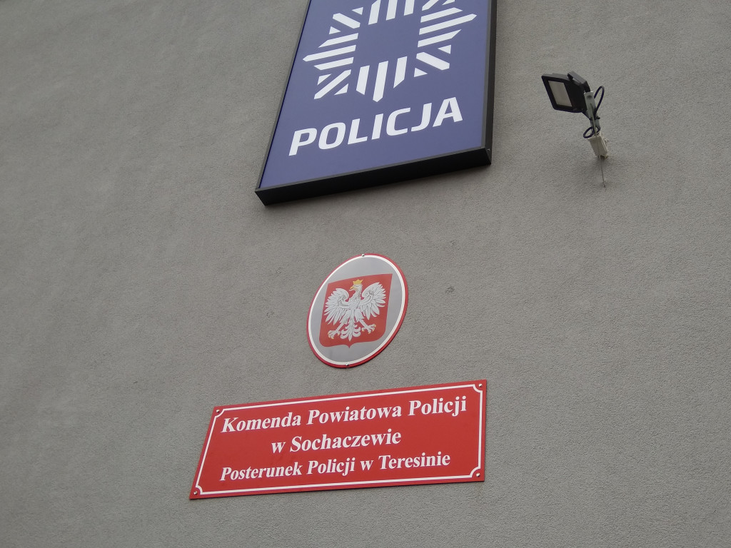 Posterunek policji w Teresinie już po modernizacji i oddany do użytku