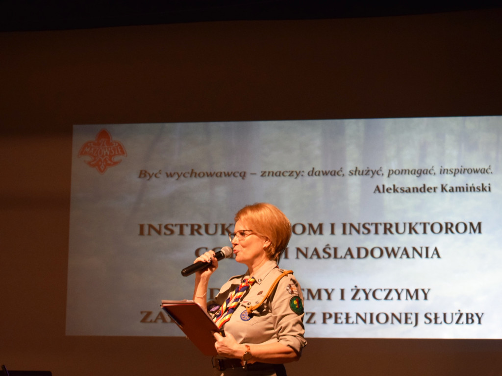 Laska skautowa dla burmistrza i instruktorzy godni naśladowania w Sochaczewie