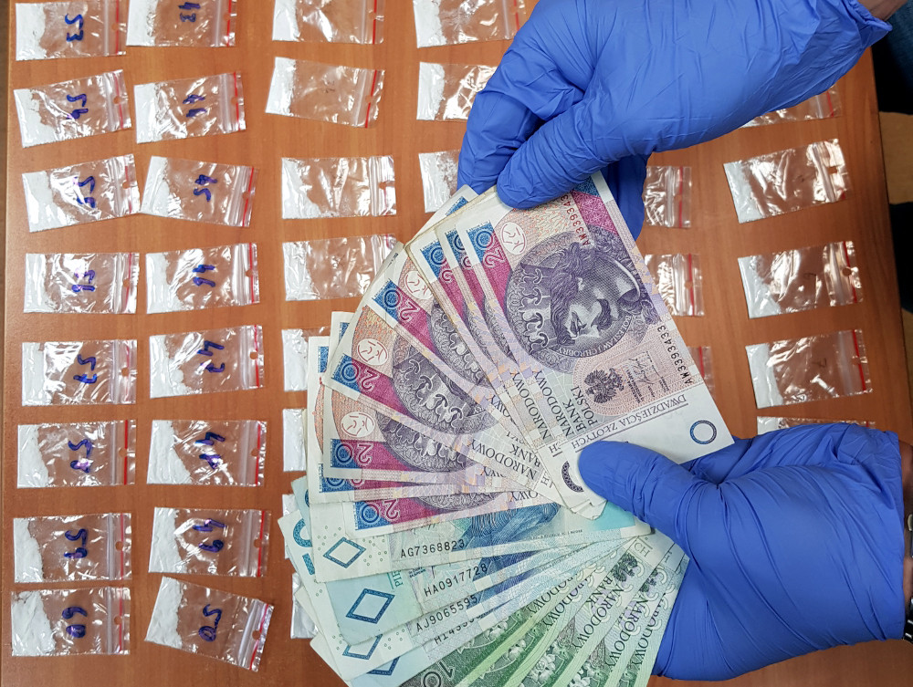 Miał w domu 120 torebek z amfetaminą