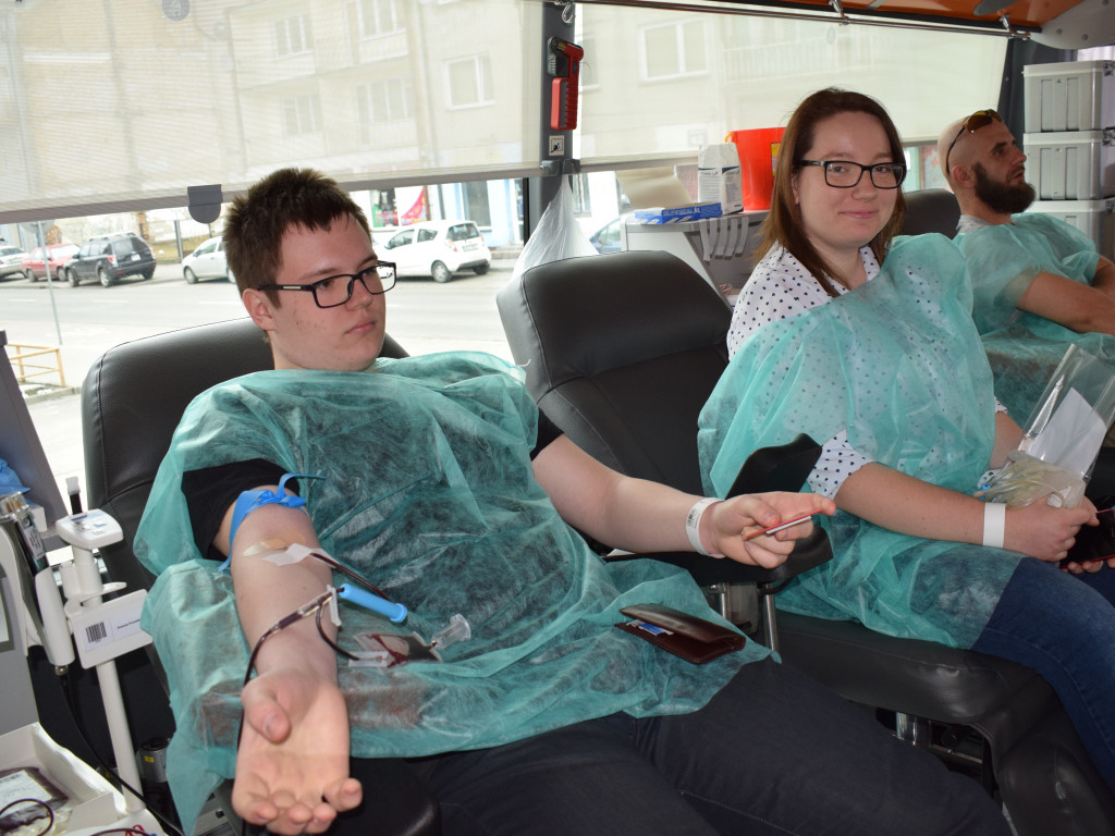 Sochaczewscy mundurowi podarowali swoją krew potrzebującym [ZDJĘCIA]