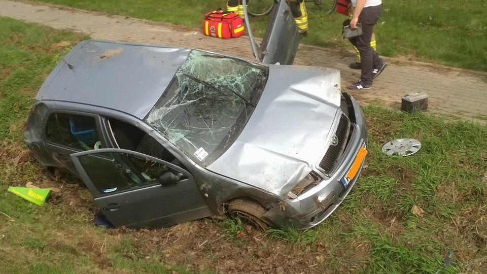 Wypadek w Serokach: poszkodowana kobieta