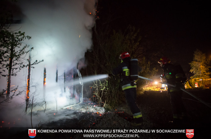 Pożar w Mikołajewie: budynek spłonął doszczętnie