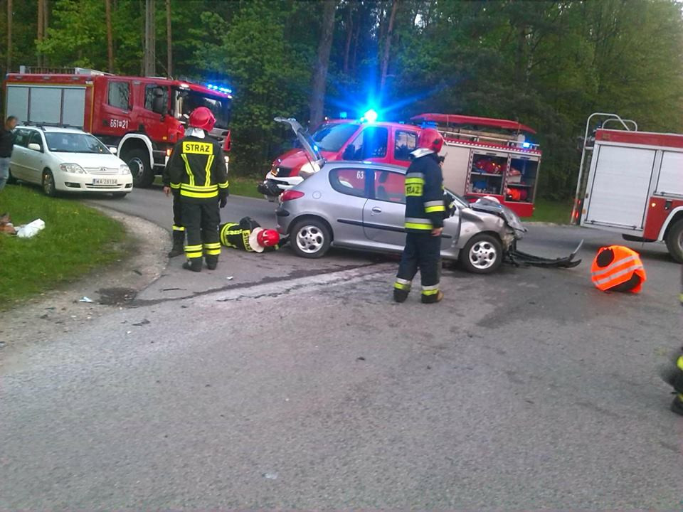Groźny wypadek w Wólce Smolanej, jedna osoba poszkodowana