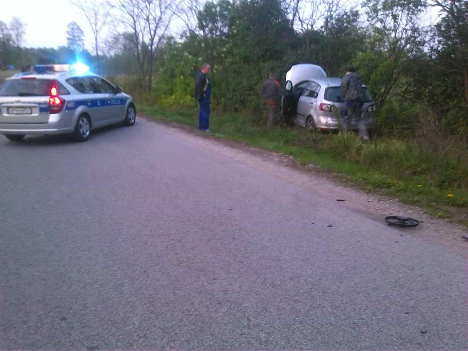 Groźny wypadek w Wólce Smolanej, jedna osoba poszkodowana