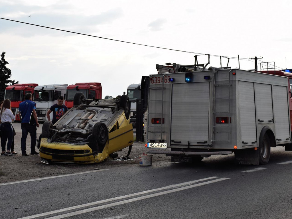Dramatyczne zderzenie aut w Giżycach