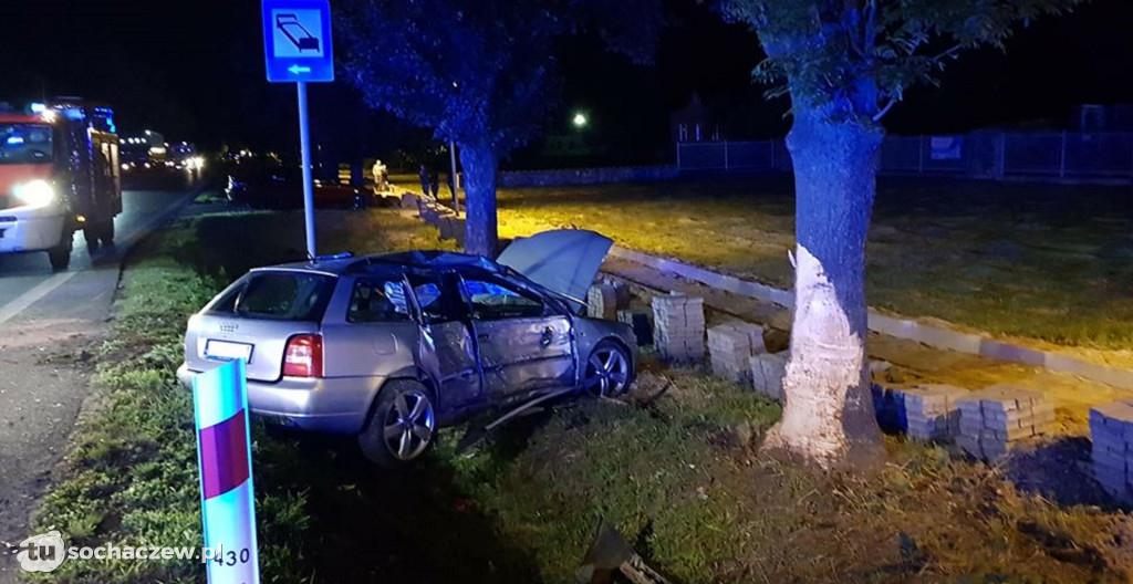 Wypadek w Chrzczanach, są ciężko ranni