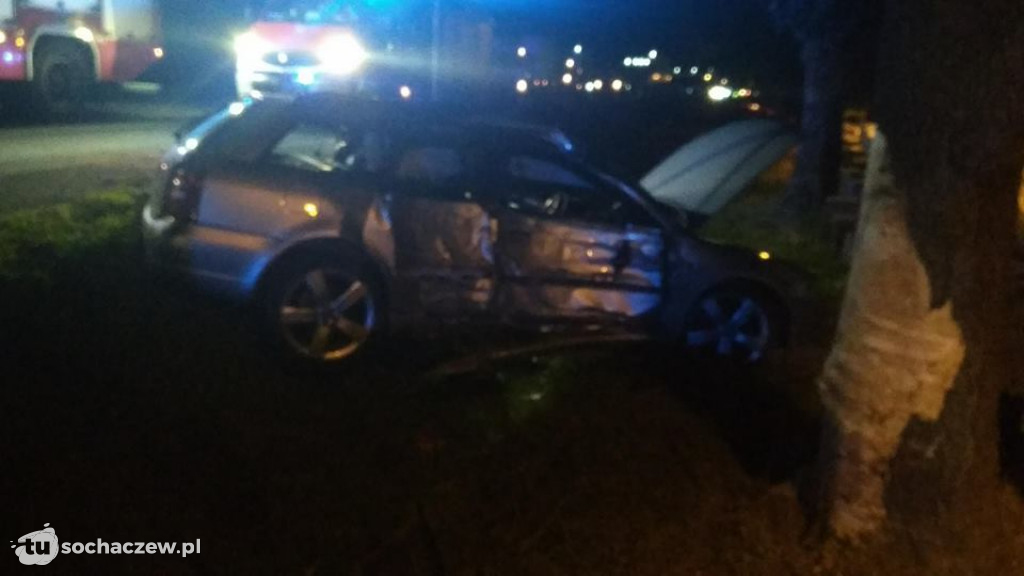 Wypadek w Chrzczanach, są ciężko ranni