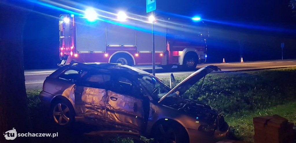 Wypadek w Chrzczanach, są ciężko ranni