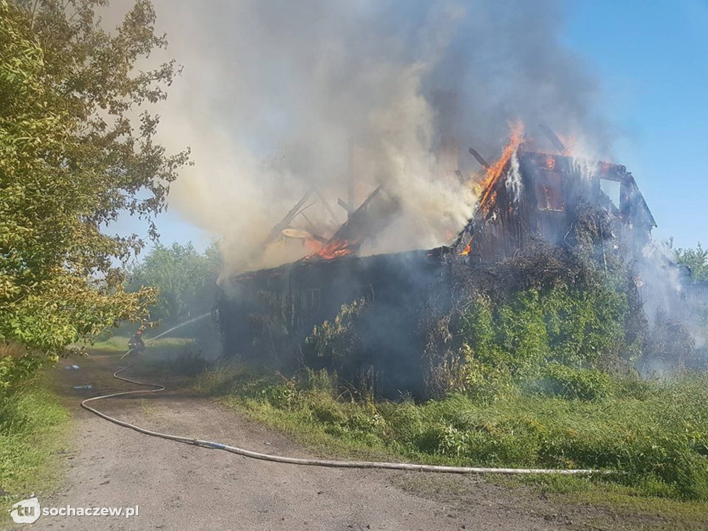 Pożar na osiedlu kolejowym