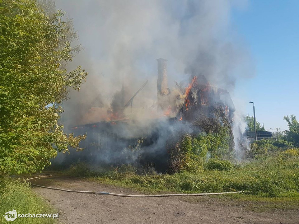 Pożar na osiedlu kolejowym