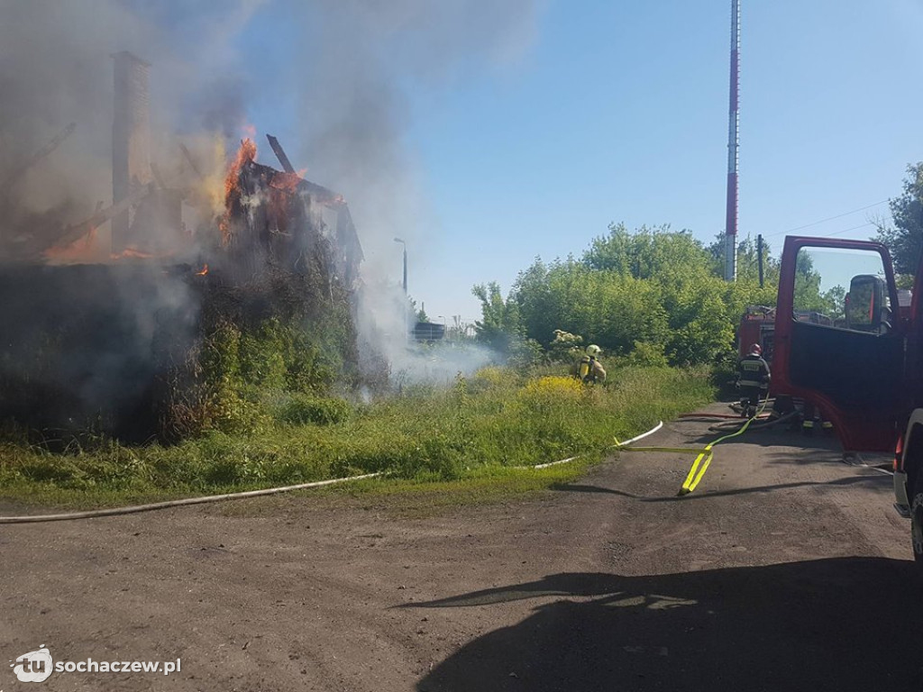 Pożar na osiedlu kolejowym