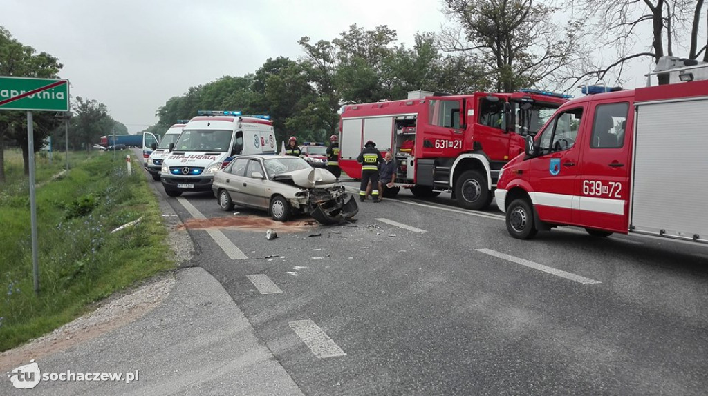 Wypadek w Paprotni 12 czerwca 2018