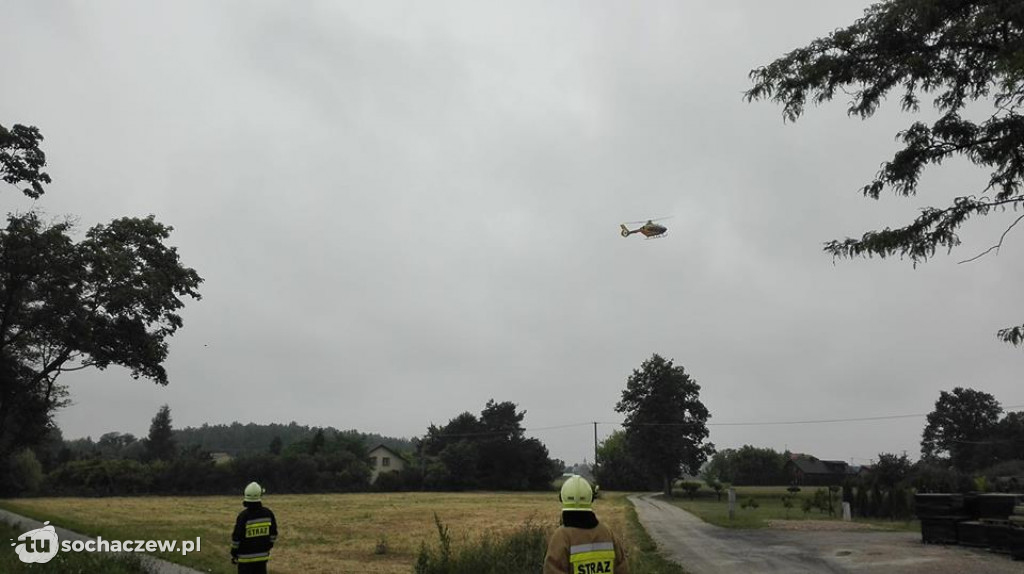 Wypadek w Paprotni 12 czerwca 2018