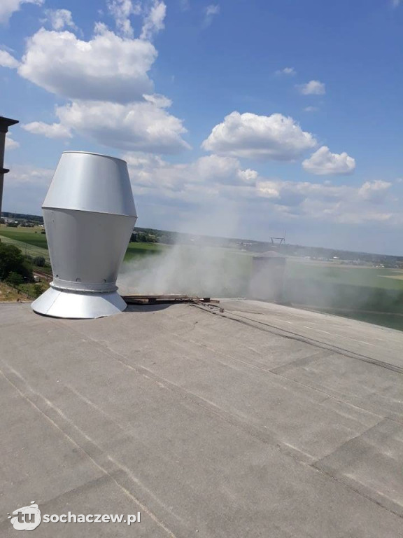 Pożar w teresińskim młynie