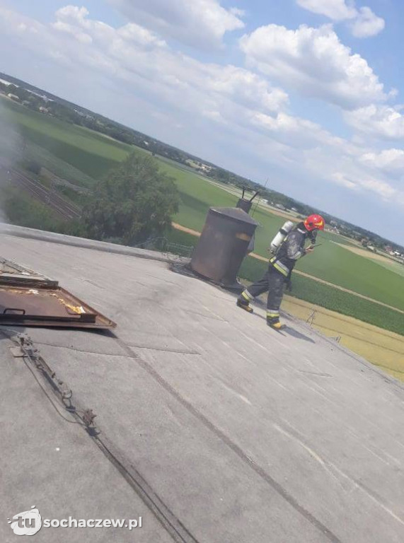 Pożar w teresińskim młynie
