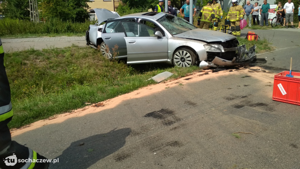 Wypadek Teresin pijani podróżni