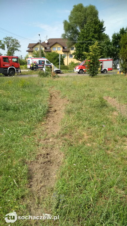 Wypadek Teresin pijani podróżni