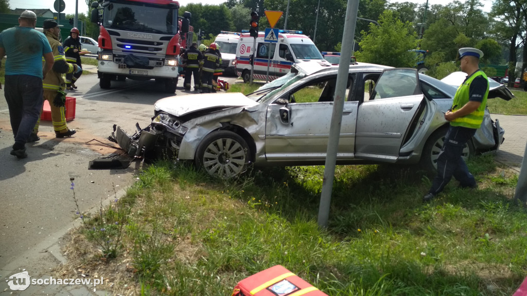Wypadek Teresin pijani podróżni