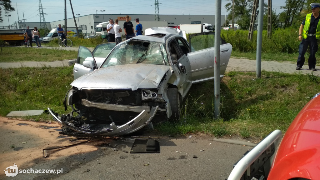 Wypadek Teresin pijani podróżni