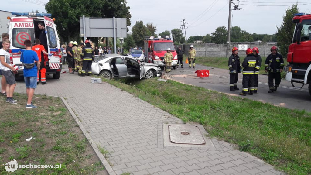 Wypadek Teresin pijani podróżni