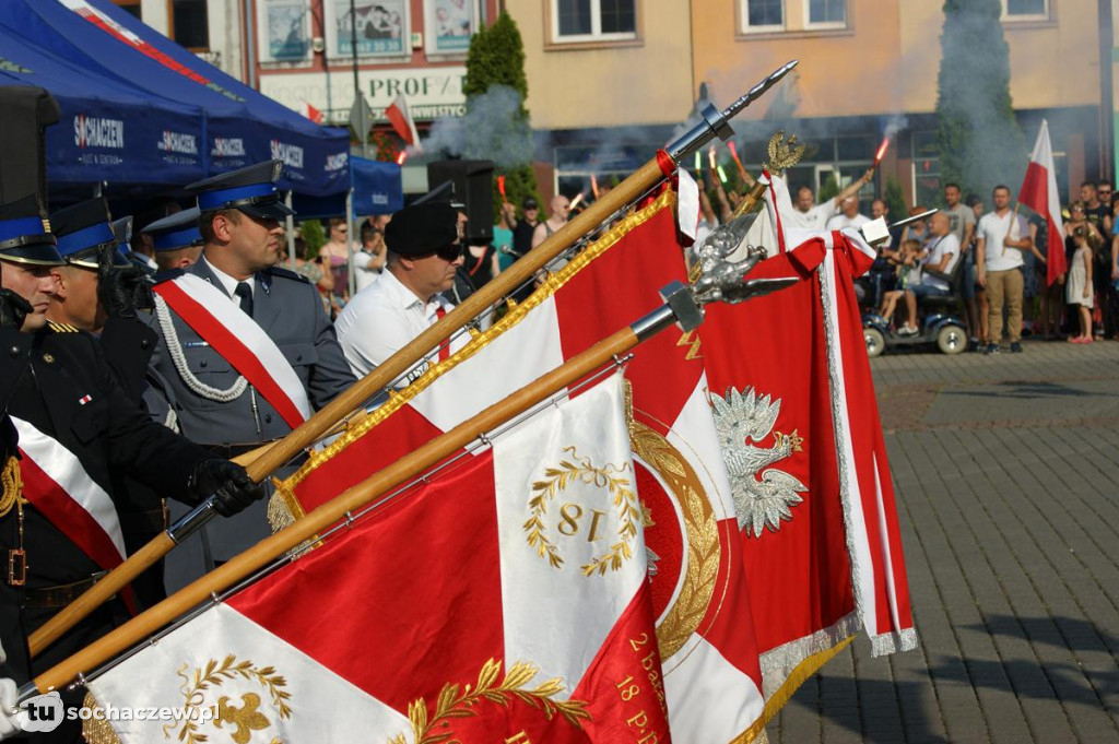 Godzina W w Sochaczewie, obchody 74 rocznicy Powstania Warszawskiego