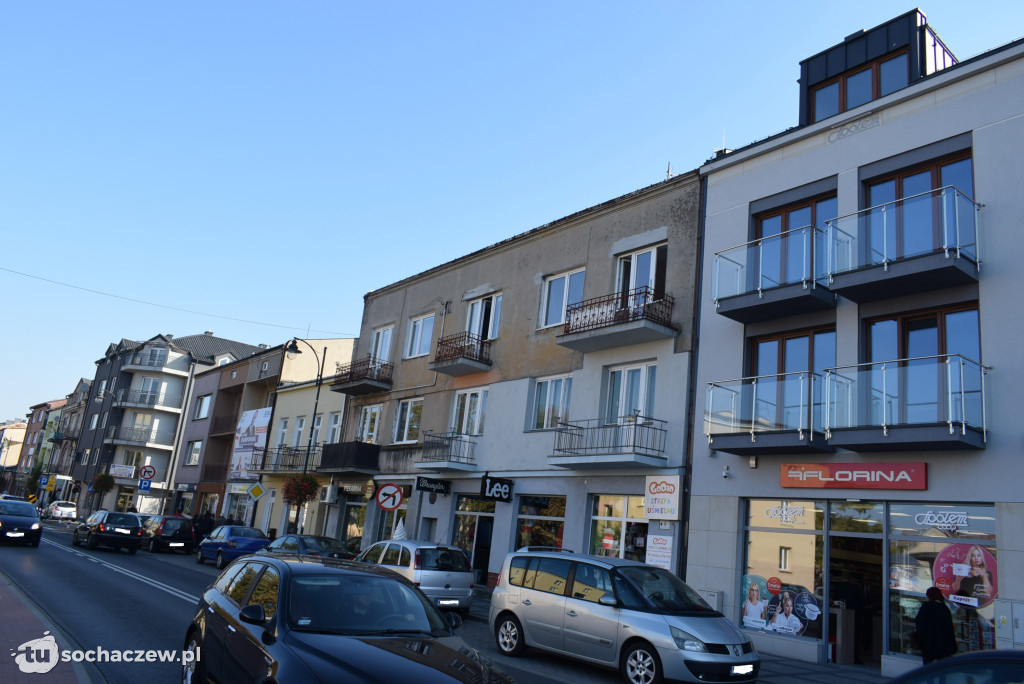 Nowy sklep i budynek w centrum