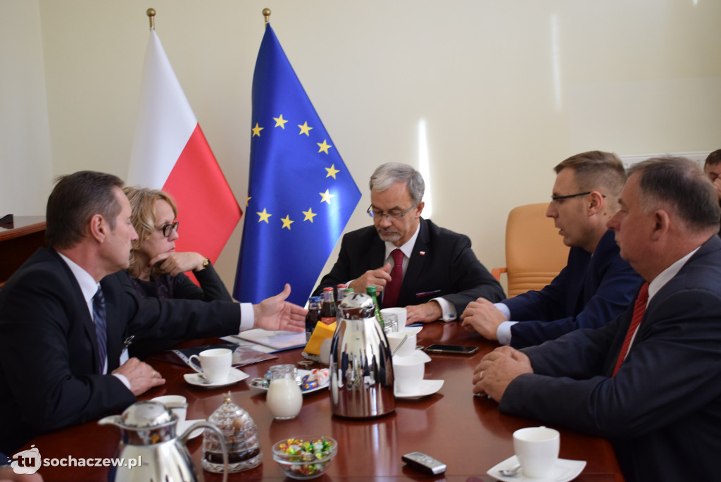 Samorząd Sochaczewa z wizytą u Ministra Inwestycji i Rozwoju