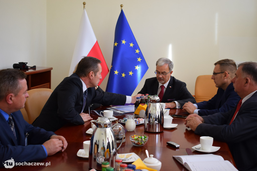 Samorząd Sochaczewa z wizytą u Ministra Inwestycji i Rozwoju