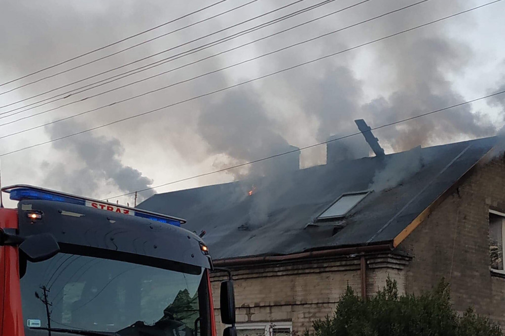 Pożar domu w Teresinie